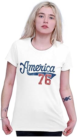 アメリカーナ Amazon.com: Vintage America 76 USA Patriot Womens Top Junior